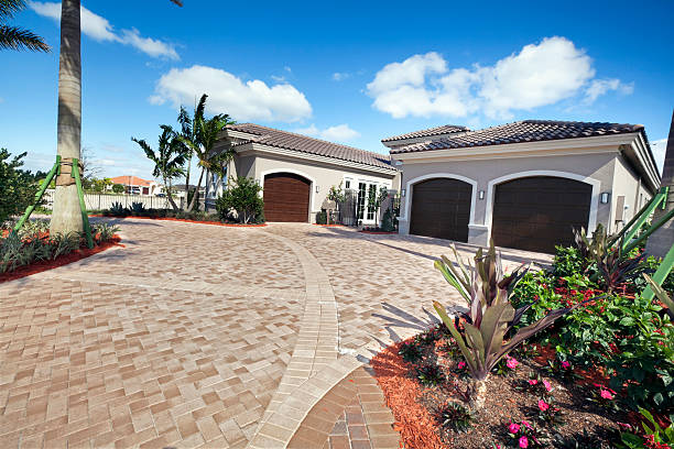 Residential Paver Driveway in Wink, TX